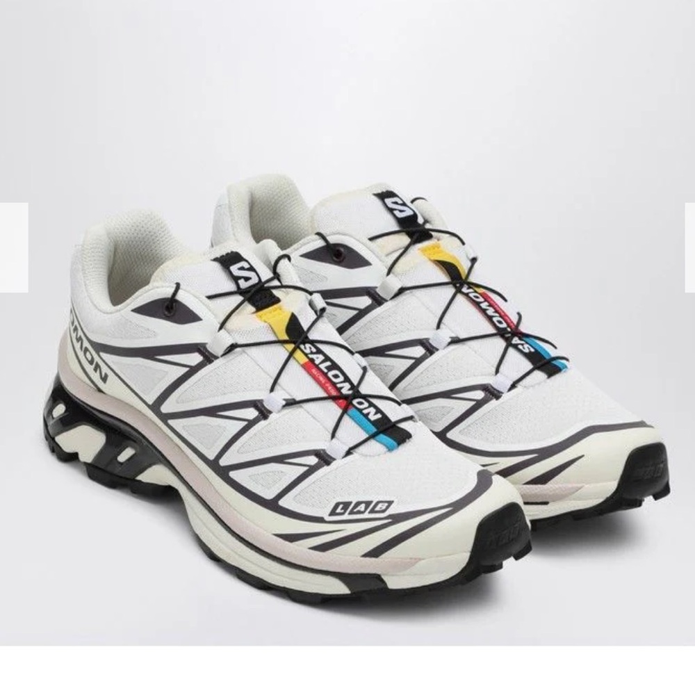NWT Salomon XT-6 Vanilla and Plum Sneakers size W7.5 M6.5